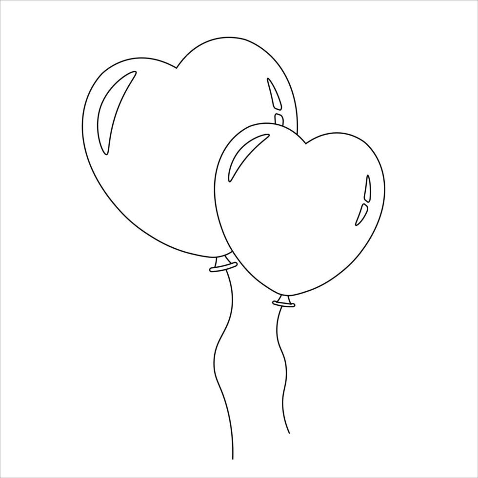 Simple illustration of heart icon for St. Valentines Day vector