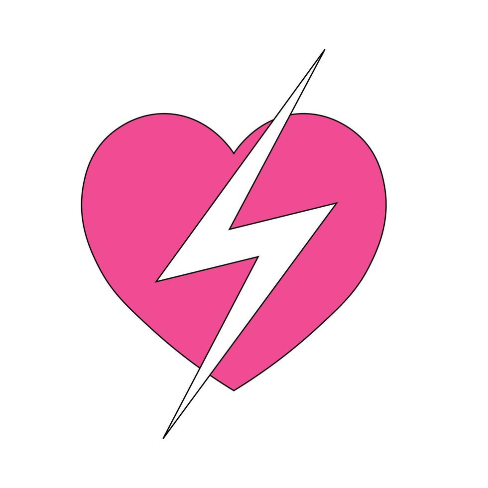 Simple illustration of heart icon for St. Valentines Day vector