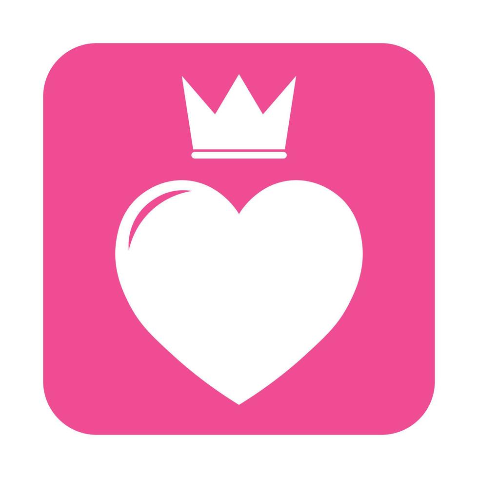 Simple illustration of heart icon for St. Valentines Day vector