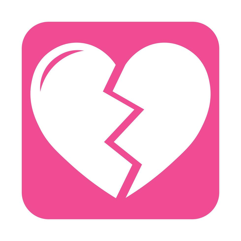 Simple illustration of heart icon for St. Valentines Day vector