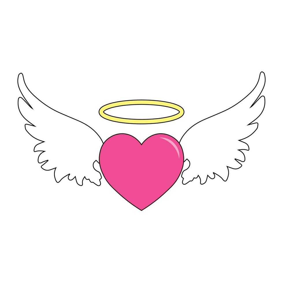 Simple illustration of heart icon for St. Valentines Day vector
