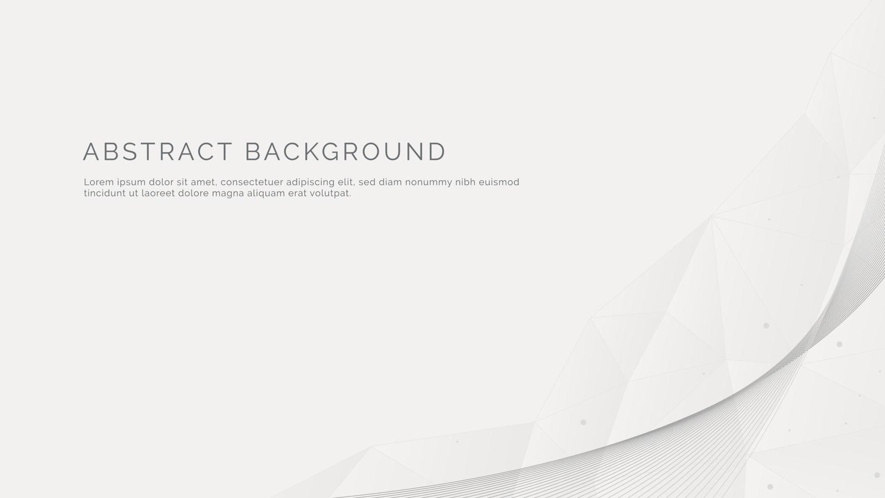 abstract geometric white background and pattern vector