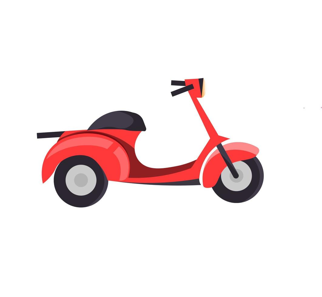 publicación de entrega urgente en redes sociales, entrega de scooters, servicio de entrega en línea o anuncios o íconos de bicicletas y entrega a domicilio vector