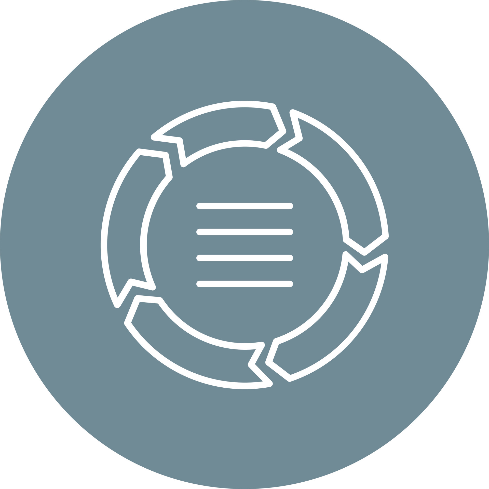 Circle Arrow Process Line Circle Background Icon 17693917 Vector Art at ...