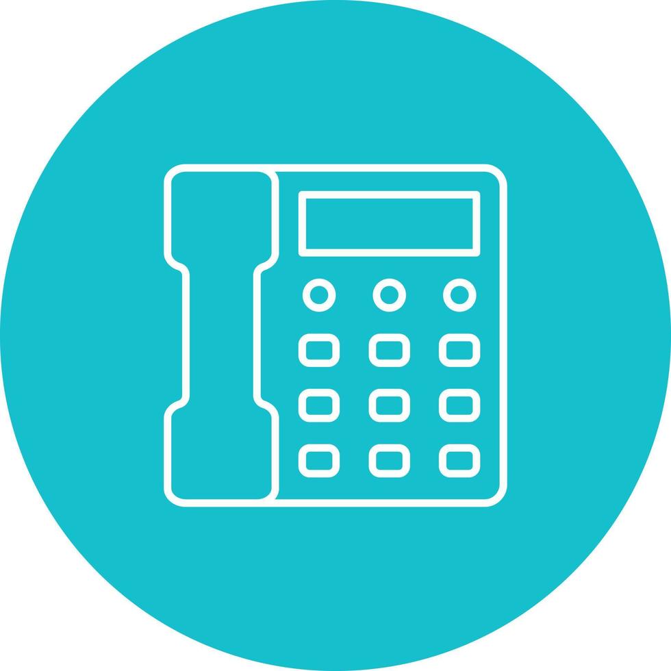 Telephone Line Circle Background Icon 17695017 Vector Art at Vecteezy