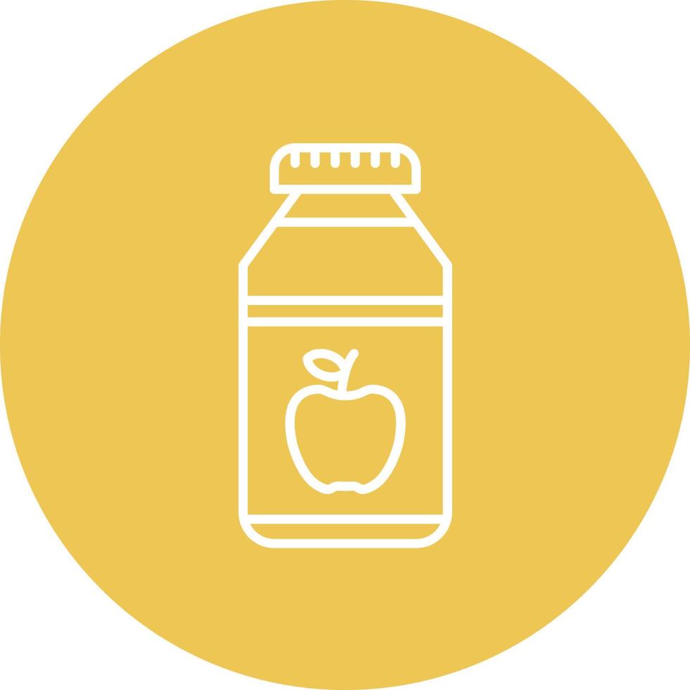 Jam Line Circle Background Icon vector