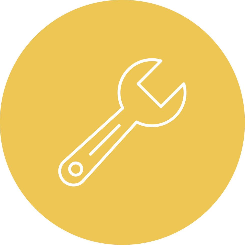 Wrench Line Circle Background Icon 17695171 Vector Art at Vecteezy