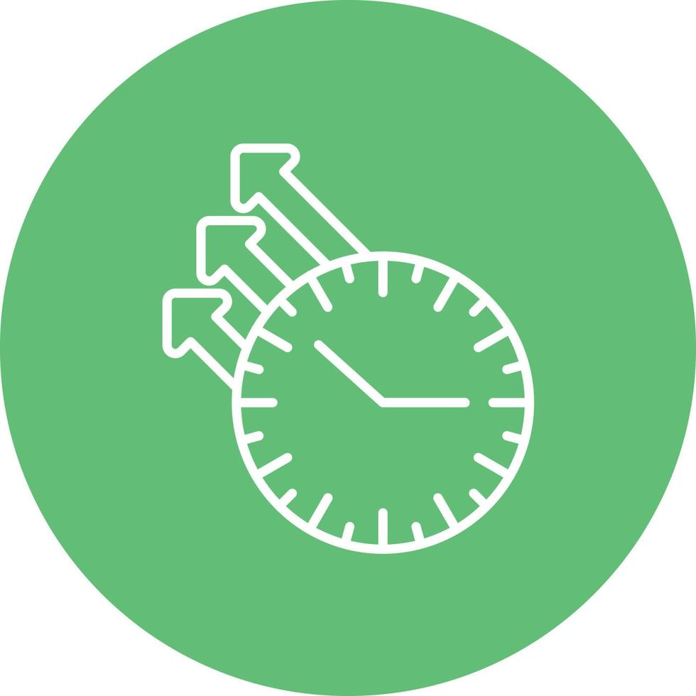 Detection of Regularities Line Circle Background Icon vector