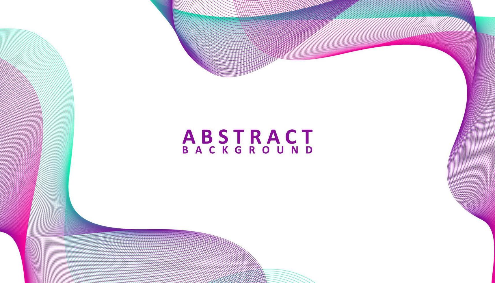 Creative abstract gradient waves background vector
