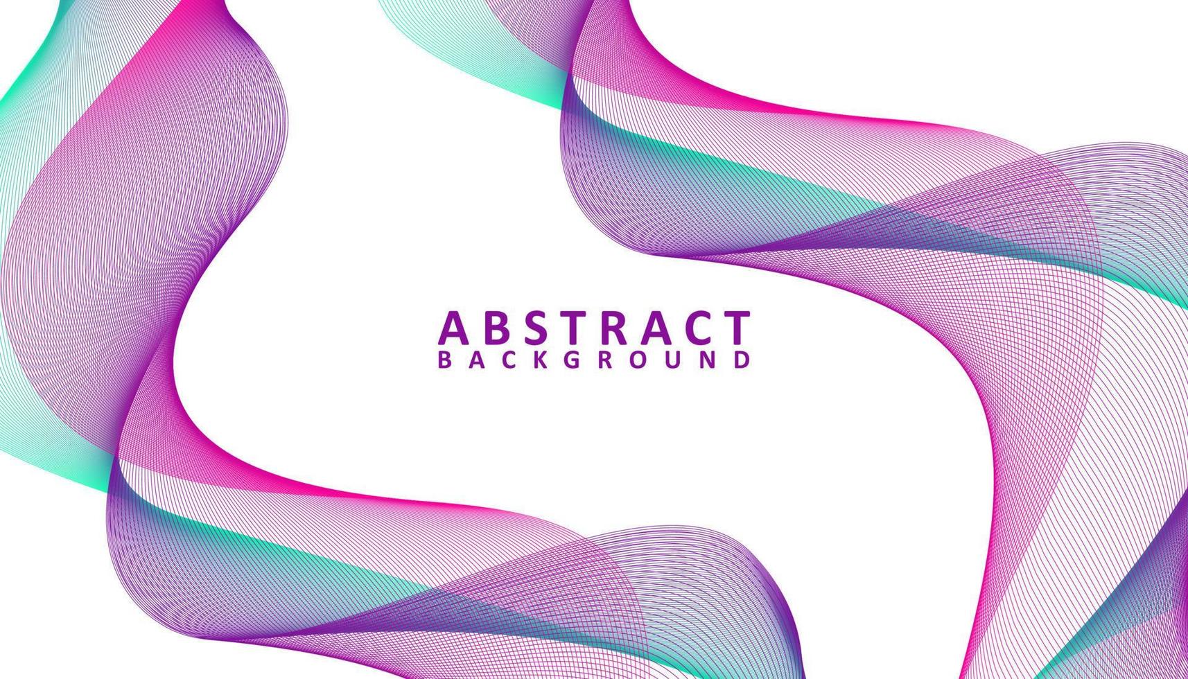 Creative abstract gradient waves background vector
