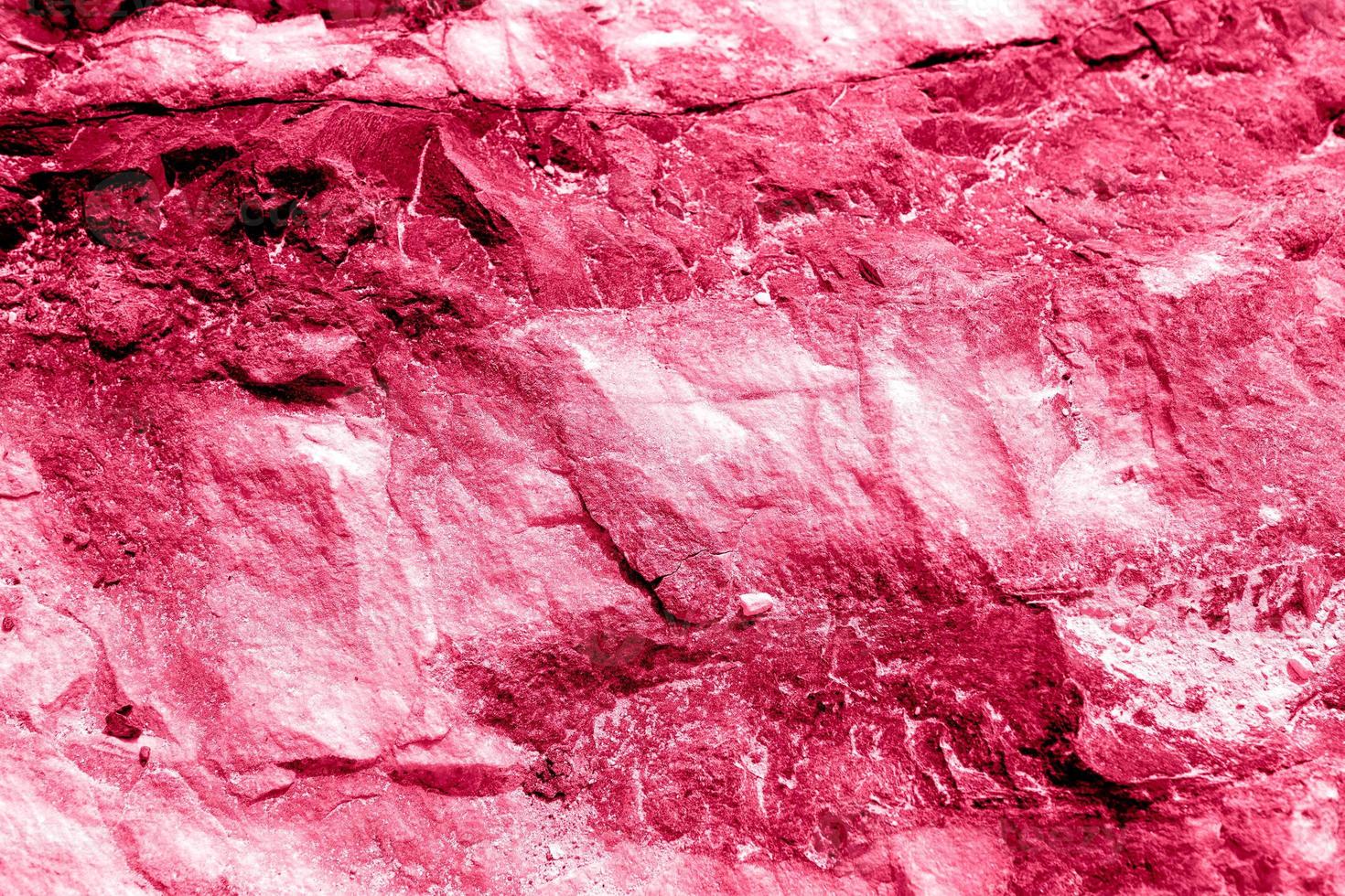 Rustic rough marble texture, Matt granite ceramic tile. viva magenta color of the year 2023. photo
