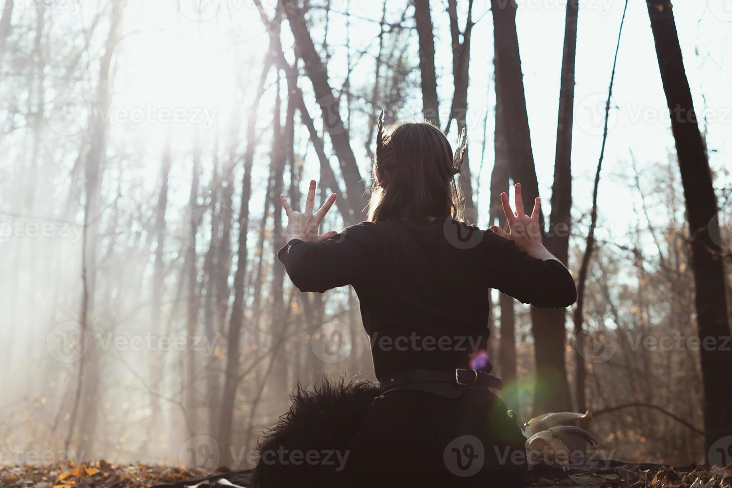 Forest witch aesthetic scenic photography photo