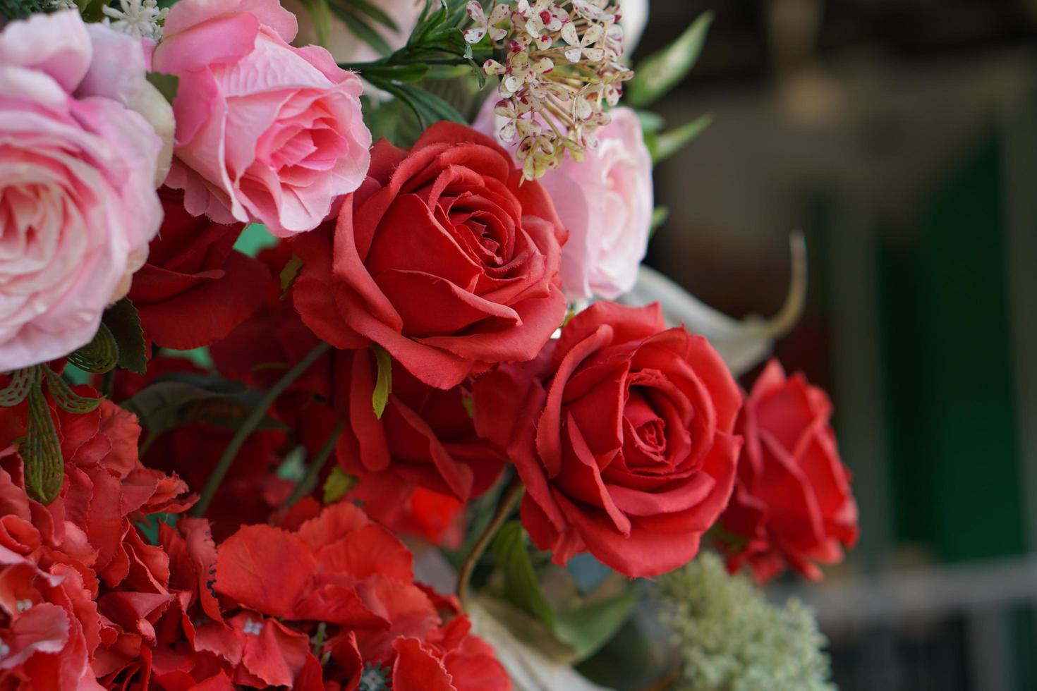 valentines day multi color flower background photo