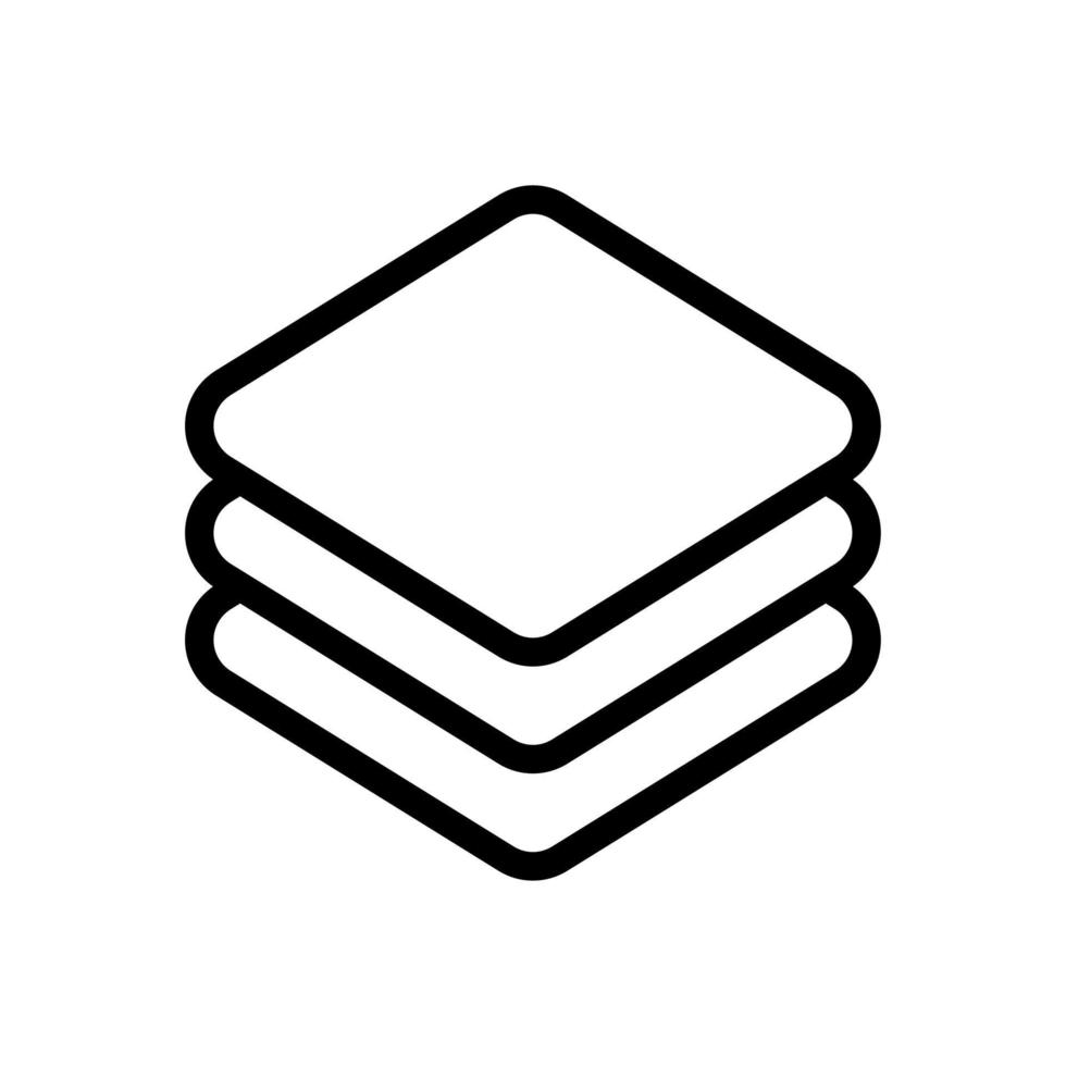 layers outline vector icon