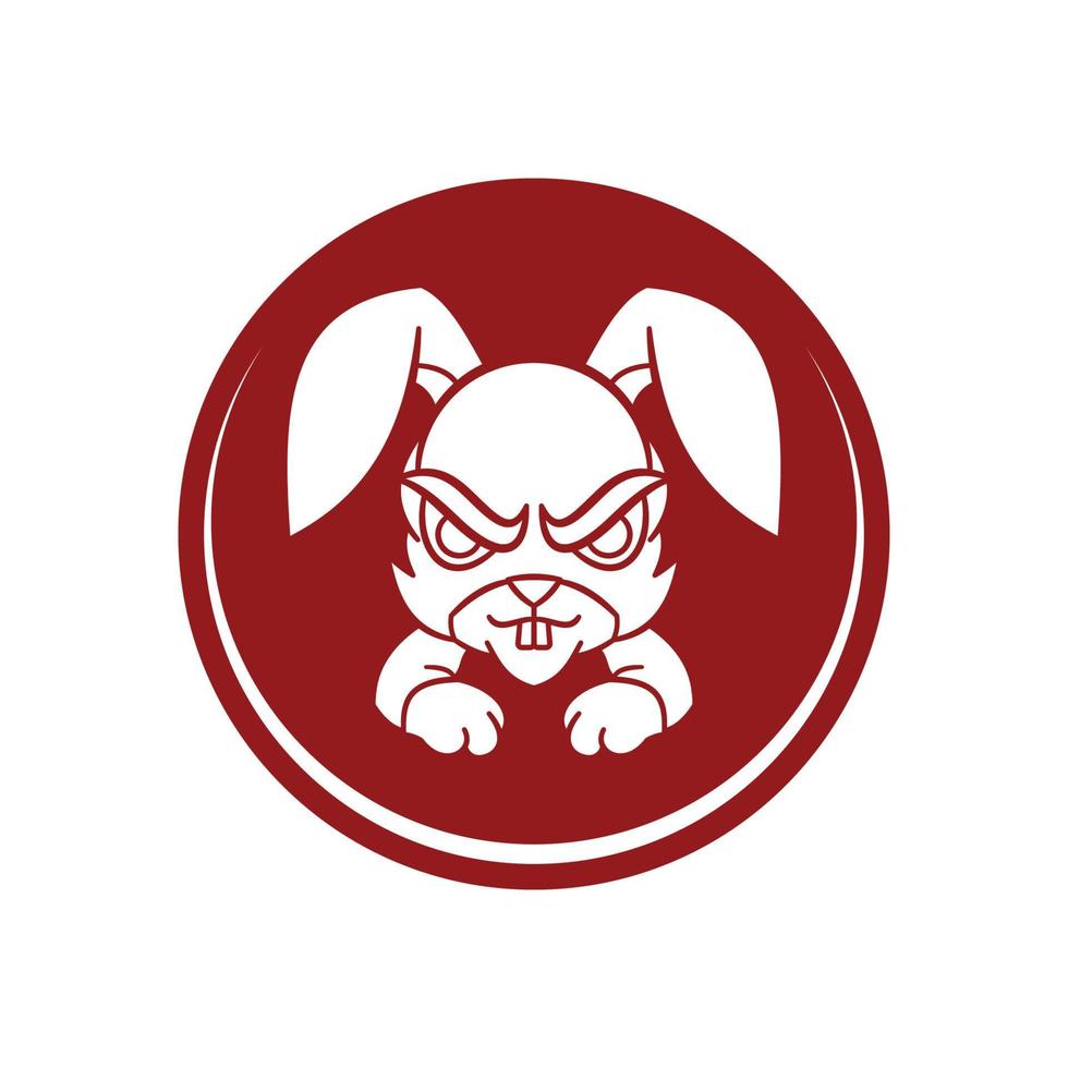 Rabbit vector icon illustration design