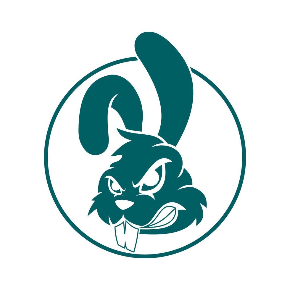 Rabbit vector icon illustration design