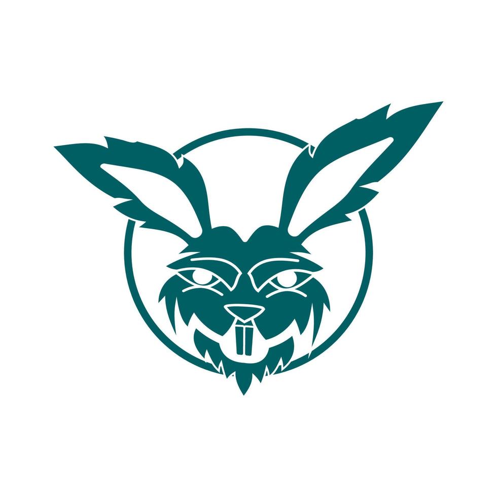 Rabbit vector icon illustration design