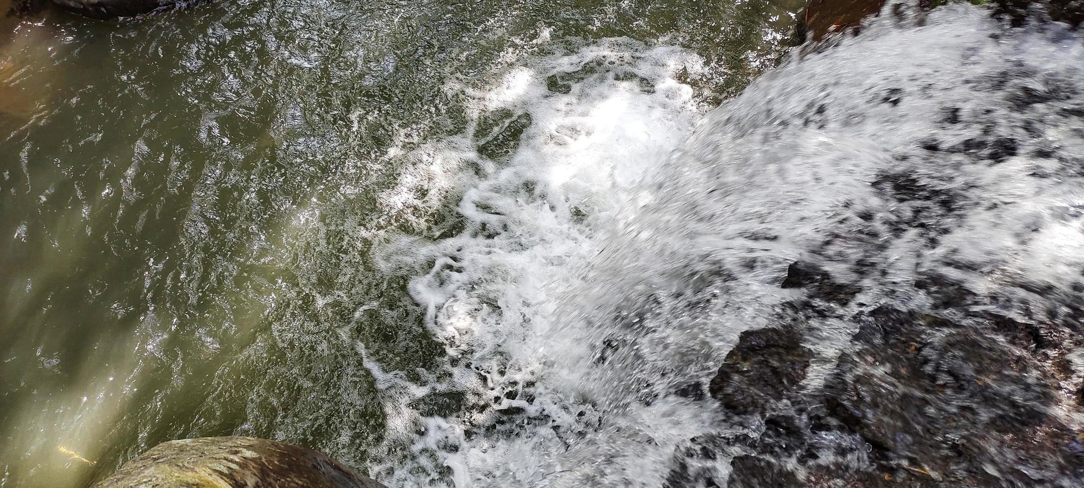 Mini waterfall in nature rivers photo