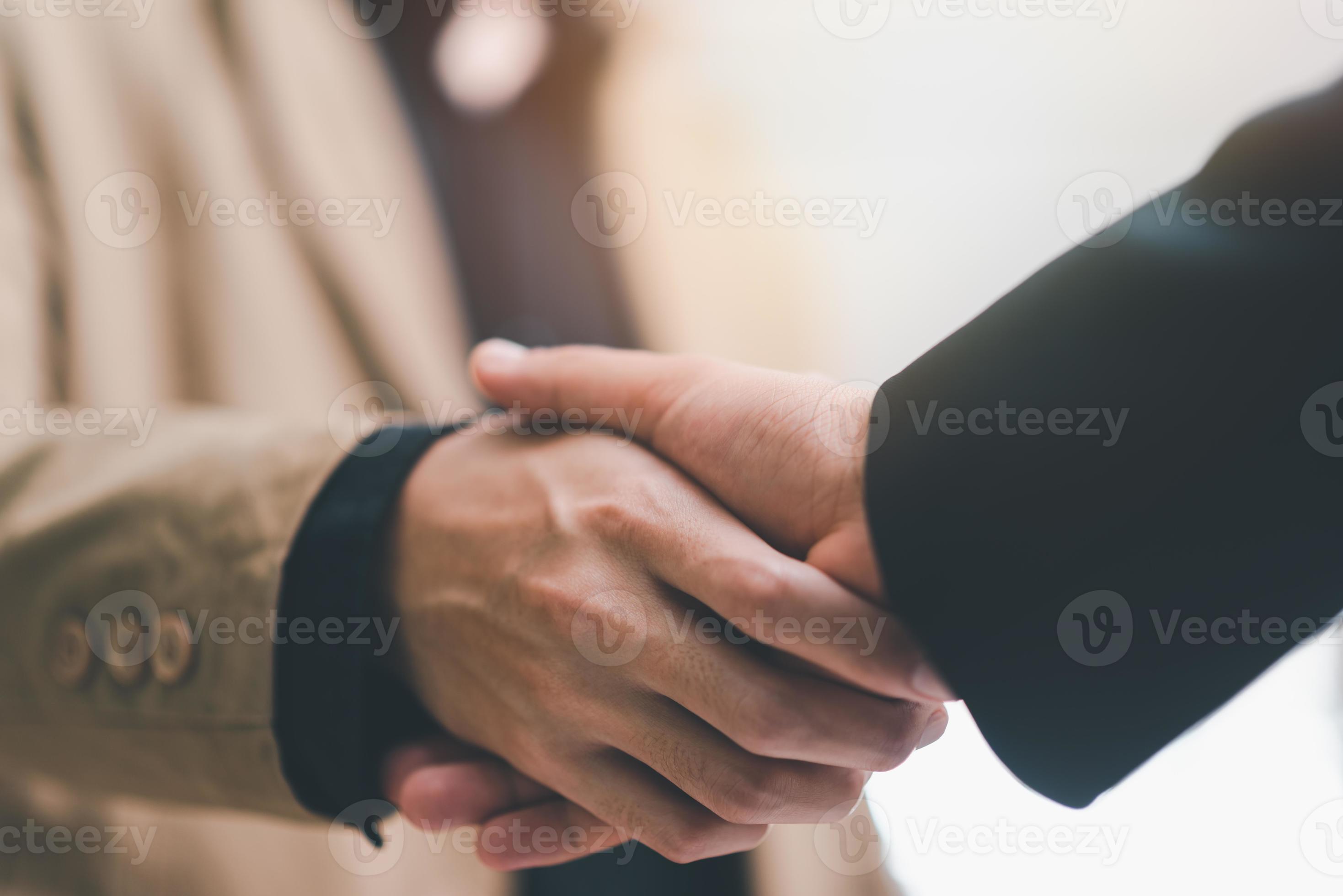 Business People. Successful Business Partner Shaking Hands in th