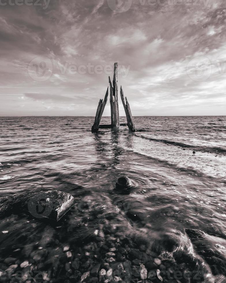 Dyving place in Den Osse, Zeeland, The Netherlands. photo