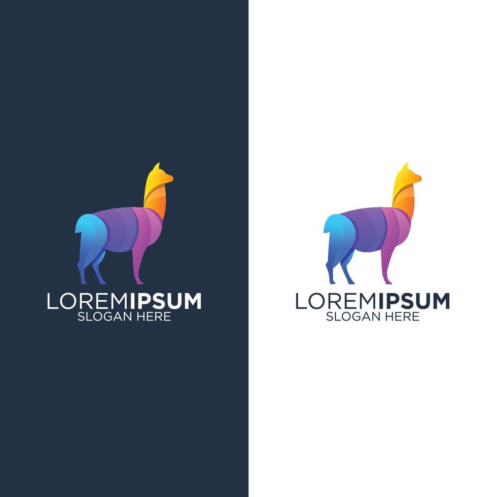 ALPACA logo design vector
