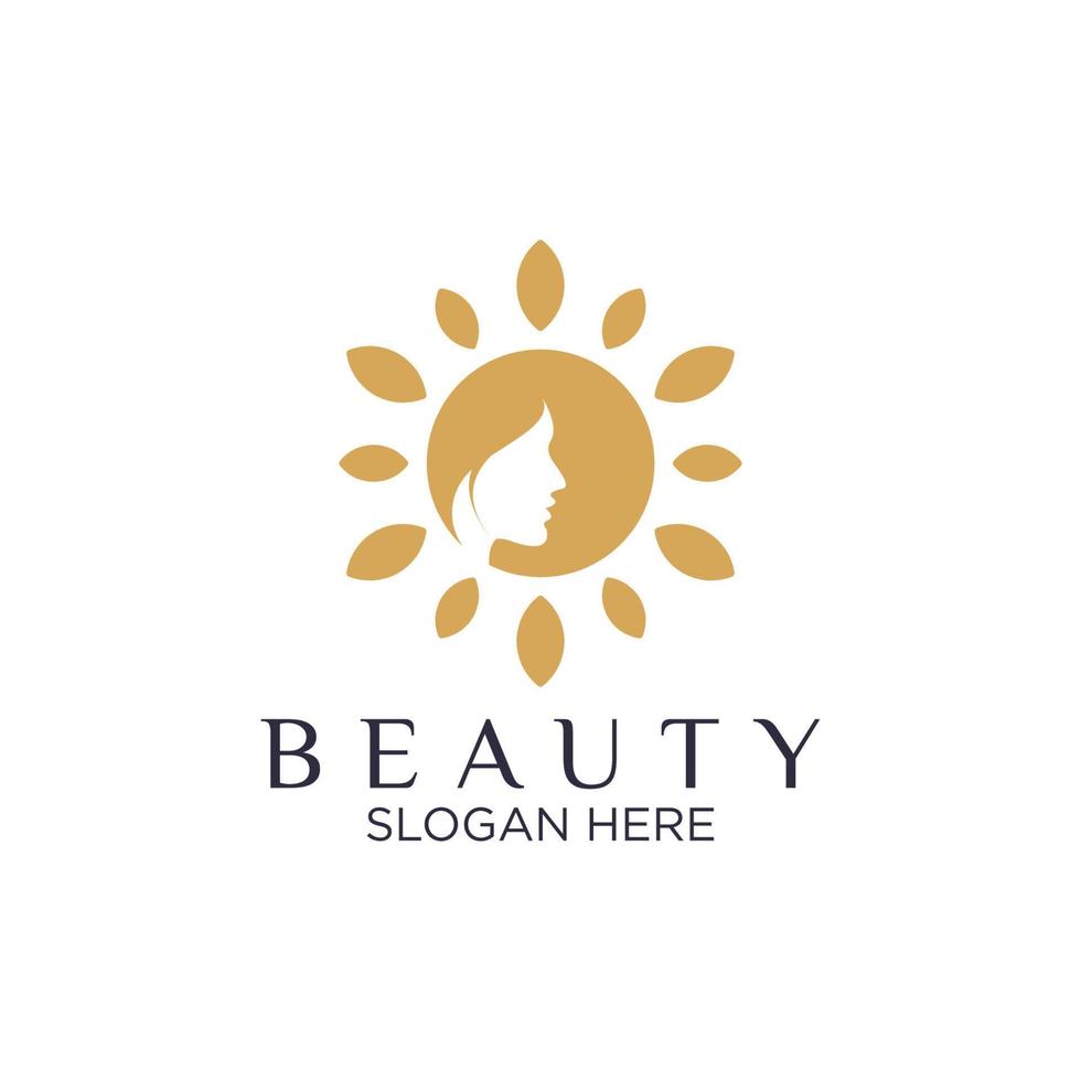 diseño de logotipo de belleza vector