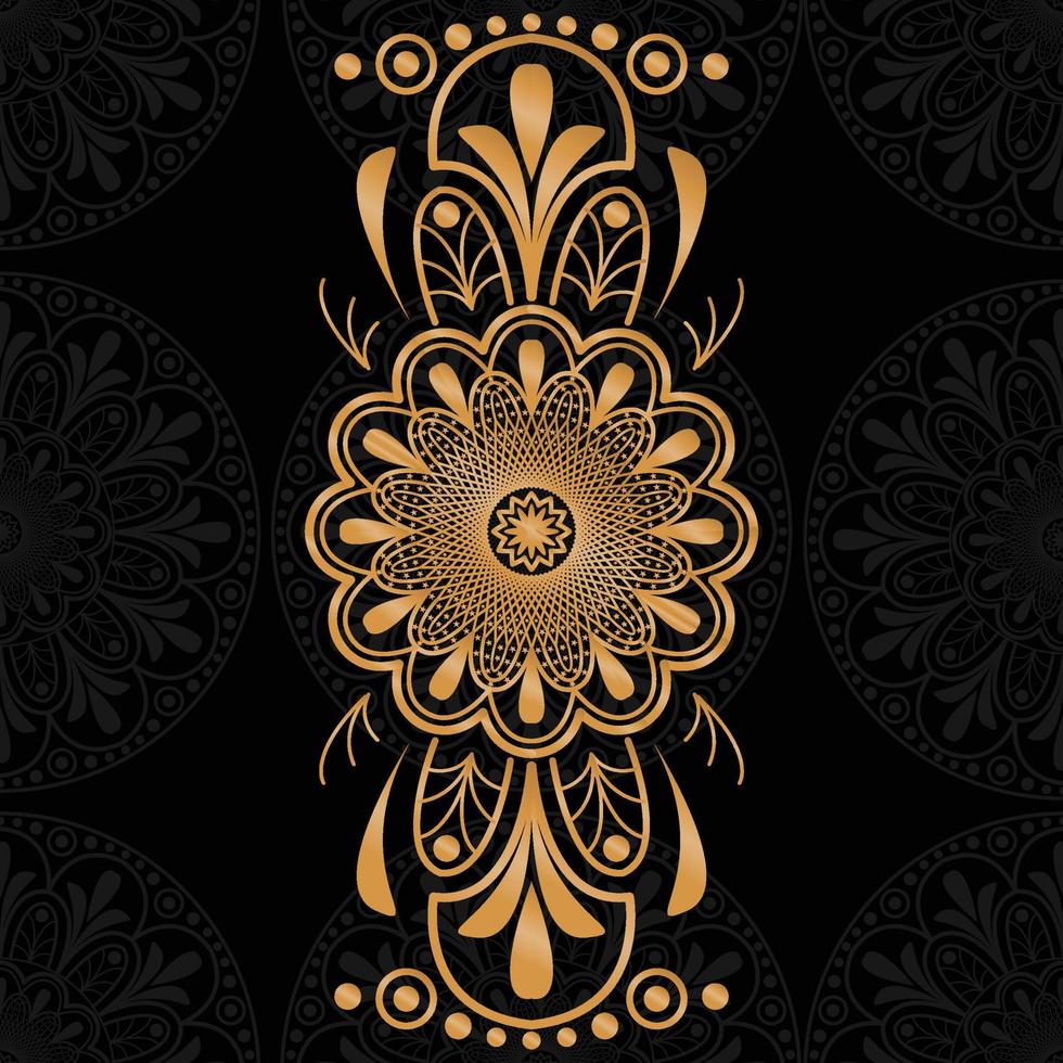 patrón floral elegante, mandala ornamental de lujo, fondo árabe realista, concepto de mandala árabe tradicional. yoga, lujo, arabesco, real, islámico, mandala, fondo, indio, turcos. vector