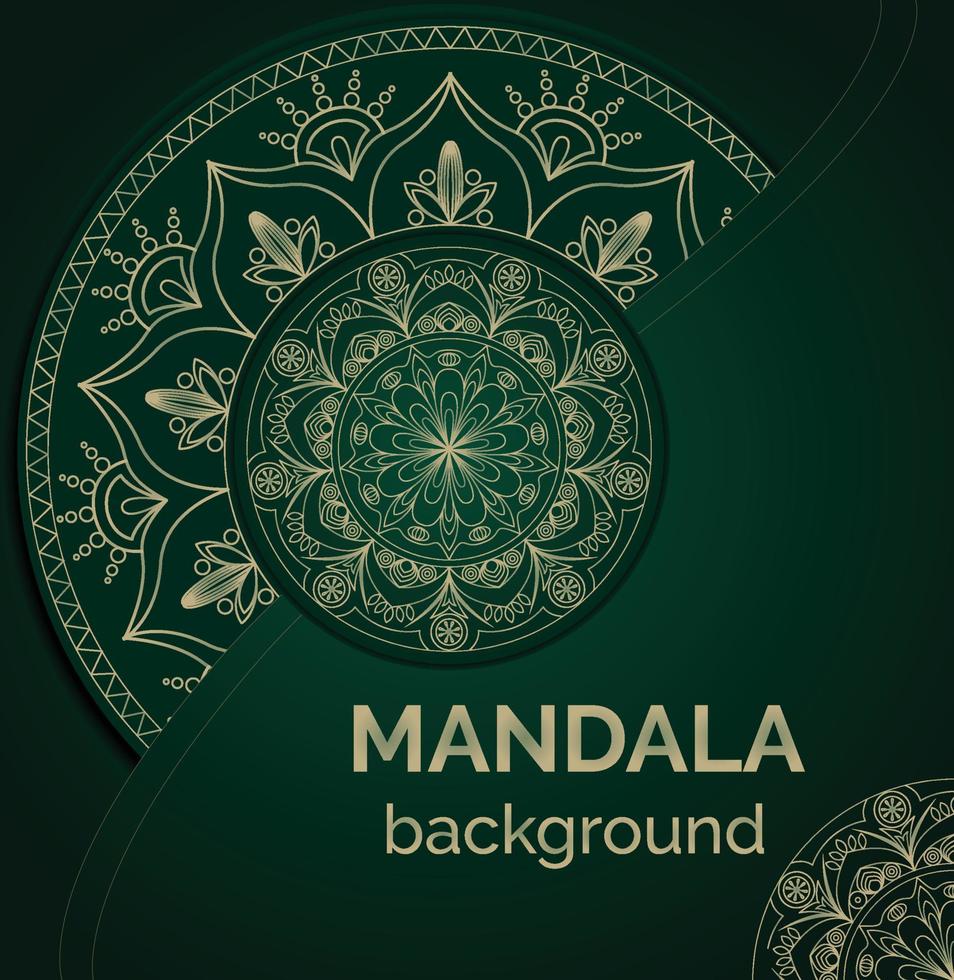 patrón floral elegante, mandala ornamental de lujo, fondo árabe realista, concepto de mandala árabe tradicional. yoga, lujo, arabesco, real, islámico, mandala, fondo, indio, turcos. vector