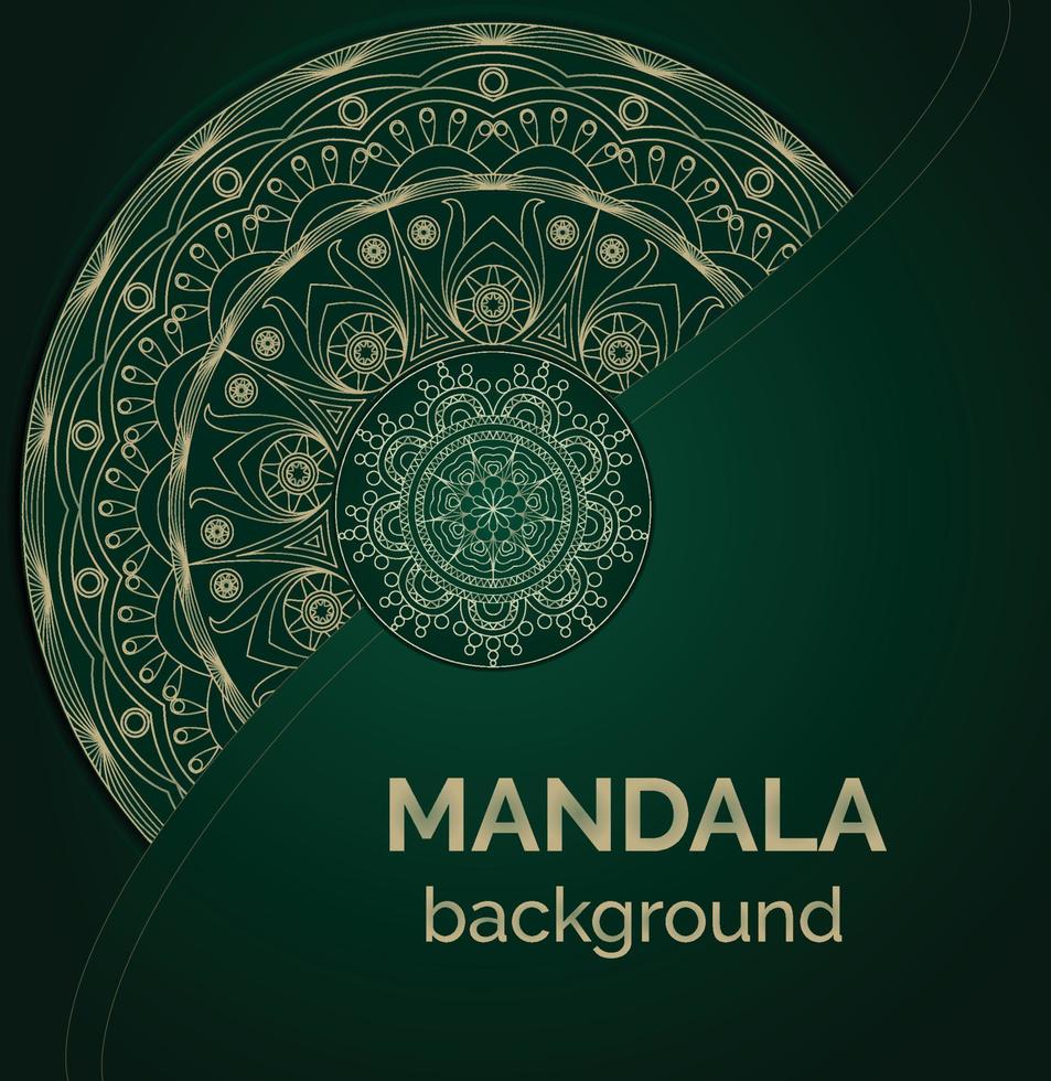 patrón floral elegante, mandala ornamental de lujo, fondo árabe realista, concepto de mandala árabe tradicional. yoga, lujo, arabesco, real, islámico, mandala, fondo, indio, turcos. vector