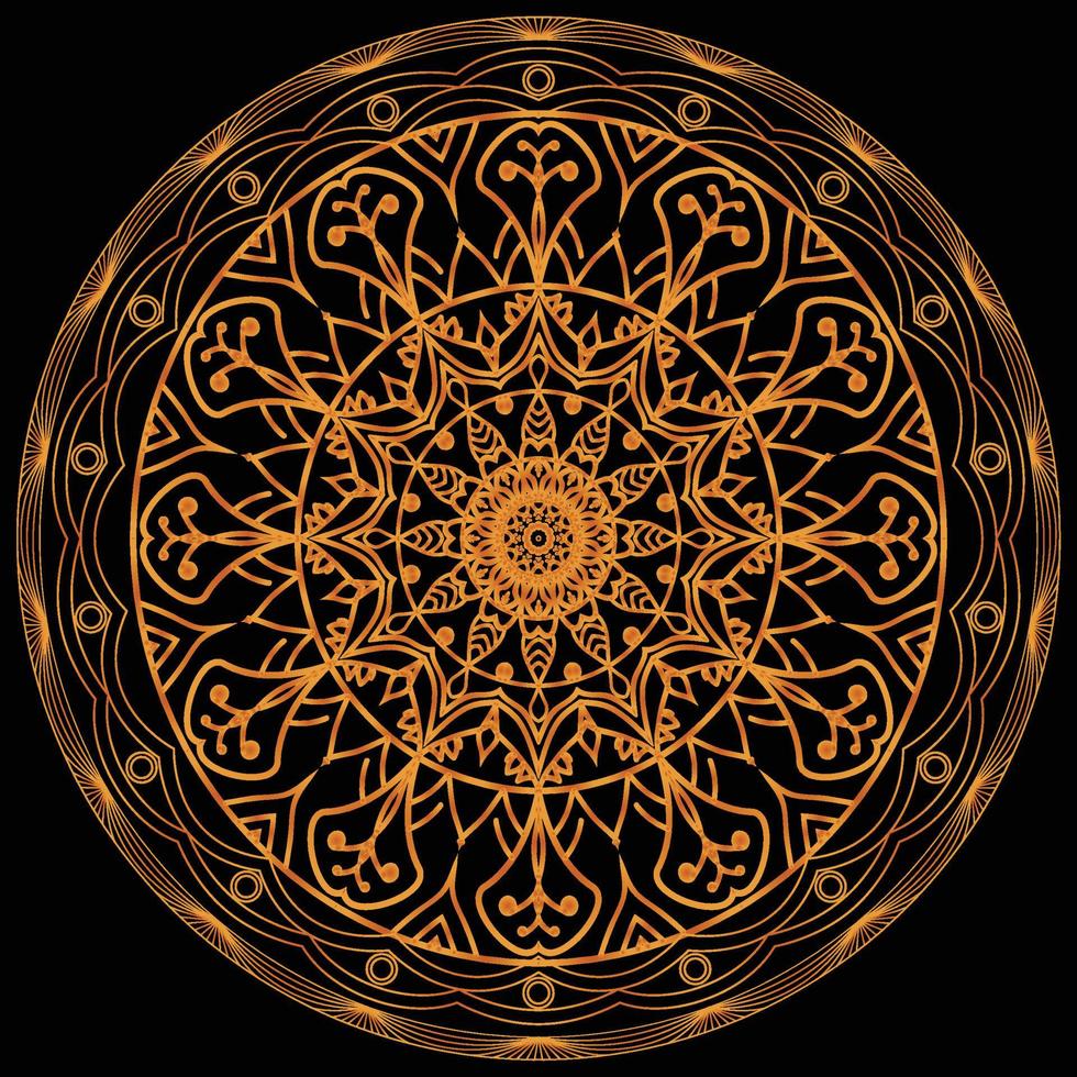 patrón floral elegante, mandala ornamental de lujo, fondo árabe realista, concepto de mandala árabe tradicional. yoga, lujo, arabesco, real, islámico, mandala, fondo, indio, turcos. vector