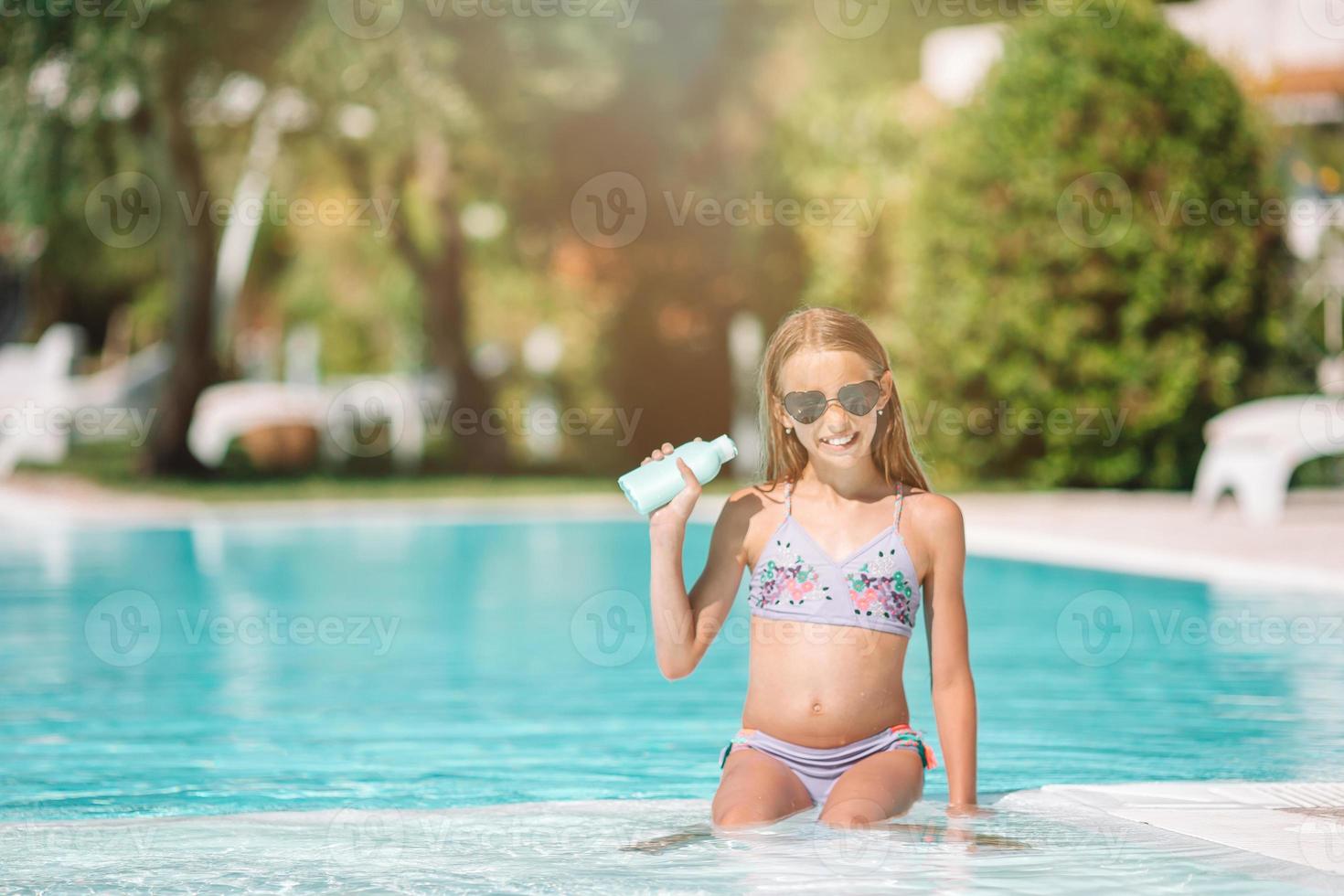 Little Girl Swimsuit Swimming Concept Stock Photo 108046721