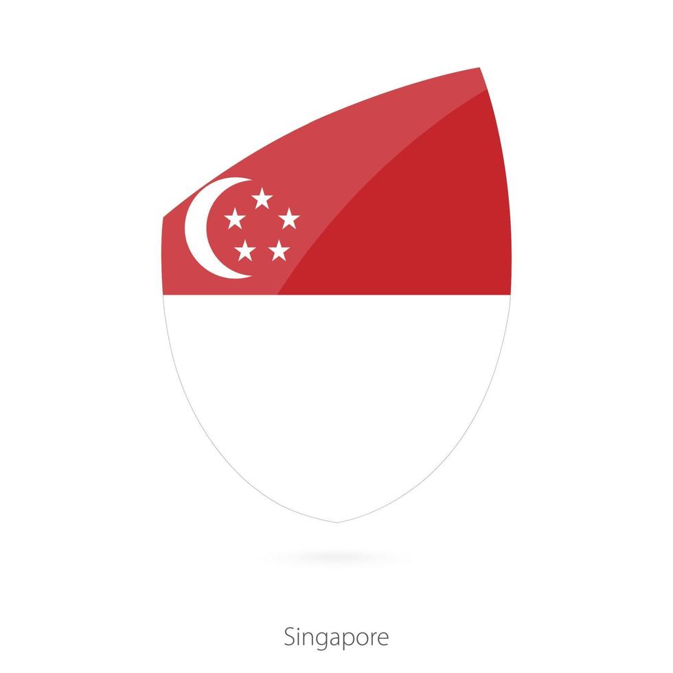 Flag of Singapore. vector