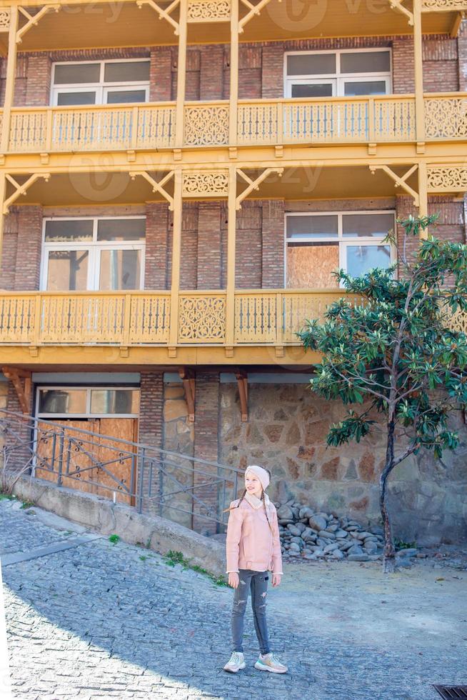 Old quarter in Tbilisi city, Georgia country photo