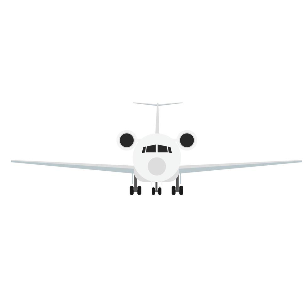 airplane aircraft isolated in minimal design vector