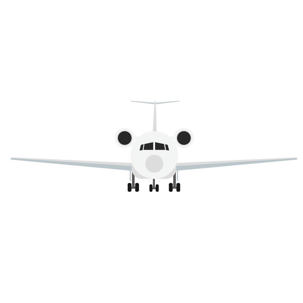 airplane aircraft isolated in minimal design vector