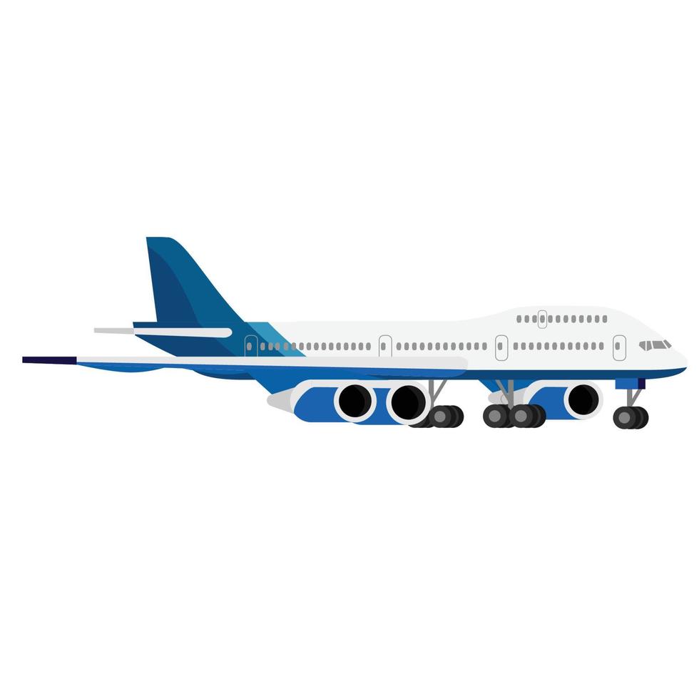 airplane aircraft isolated in minimal design vector