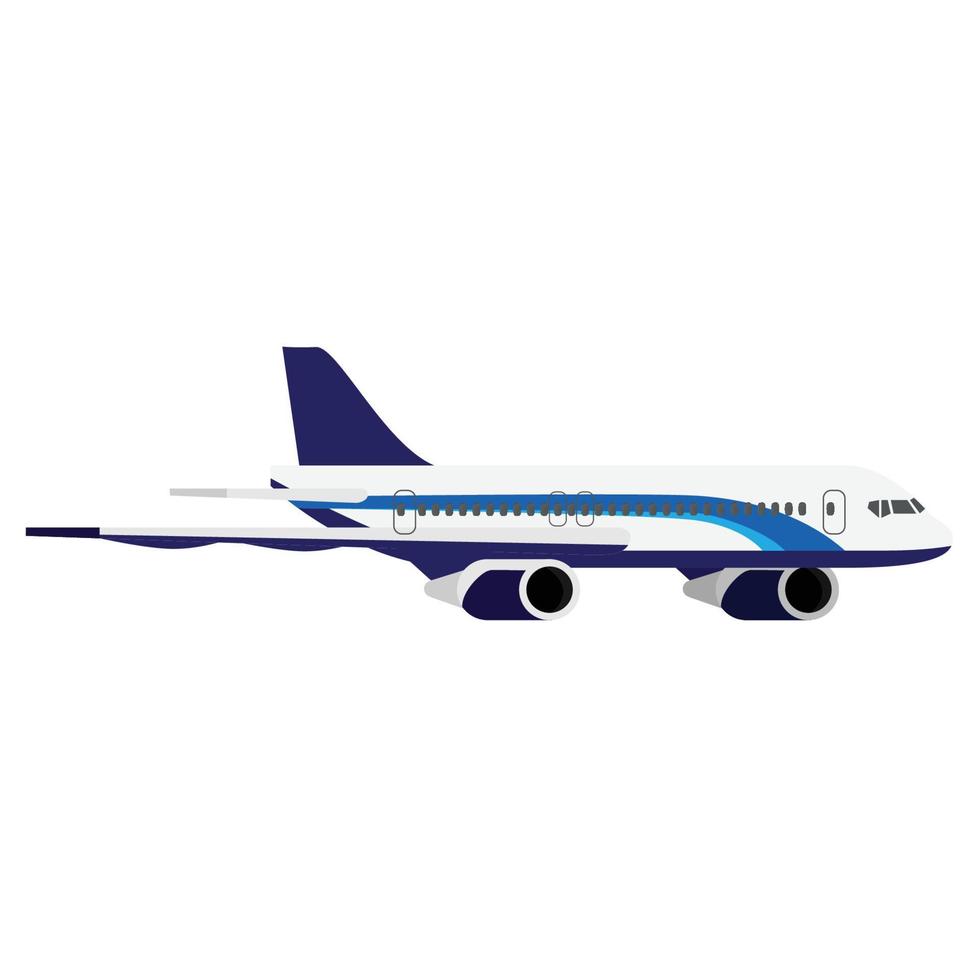 airplane aircraft isolated in minimal design vector
