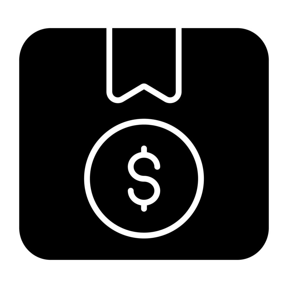 icono de vector de pago contra reembolso en estilo editable, diseño premium