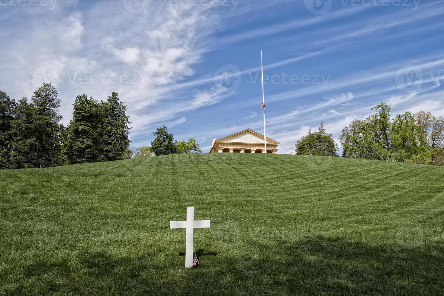 JFK Memorial at Arlington Cemetery photo