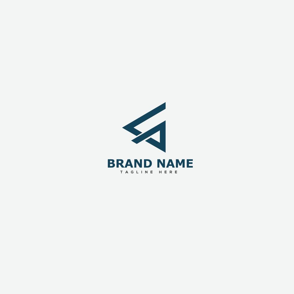 LP logo Design Template Vector Graphic Branding Element.