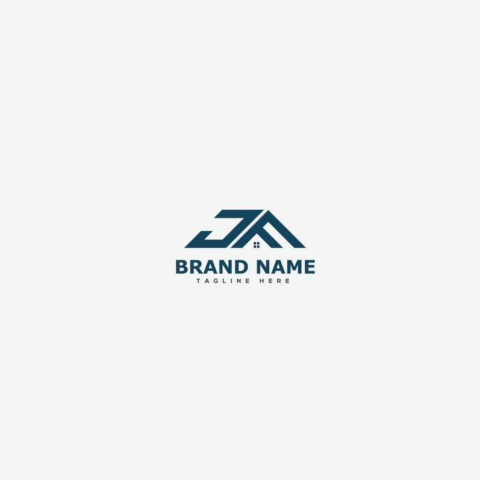 JF Logo Design Template Vector Graphic Branding Element.