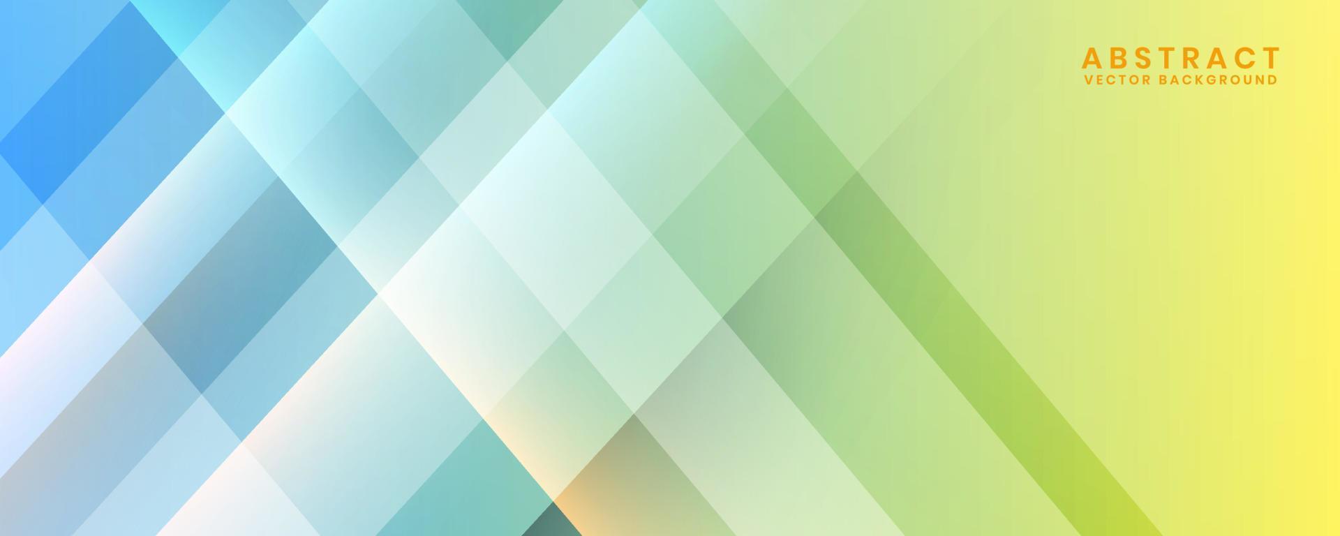 Capa de superposición de fondo abstracto geométrico verde 3d en espacio brillante con decoración de efecto recortado. concepto de estilo colorido de elemento de diseño gráfico minimalista para banner, volante, tarjeta, portada o folleto vector