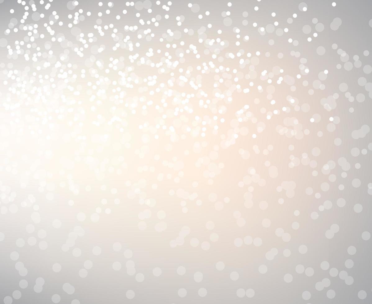 Vector background with beautiful white bokeh light effect.