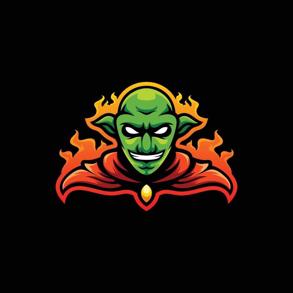 Goblin Mascot Design vector