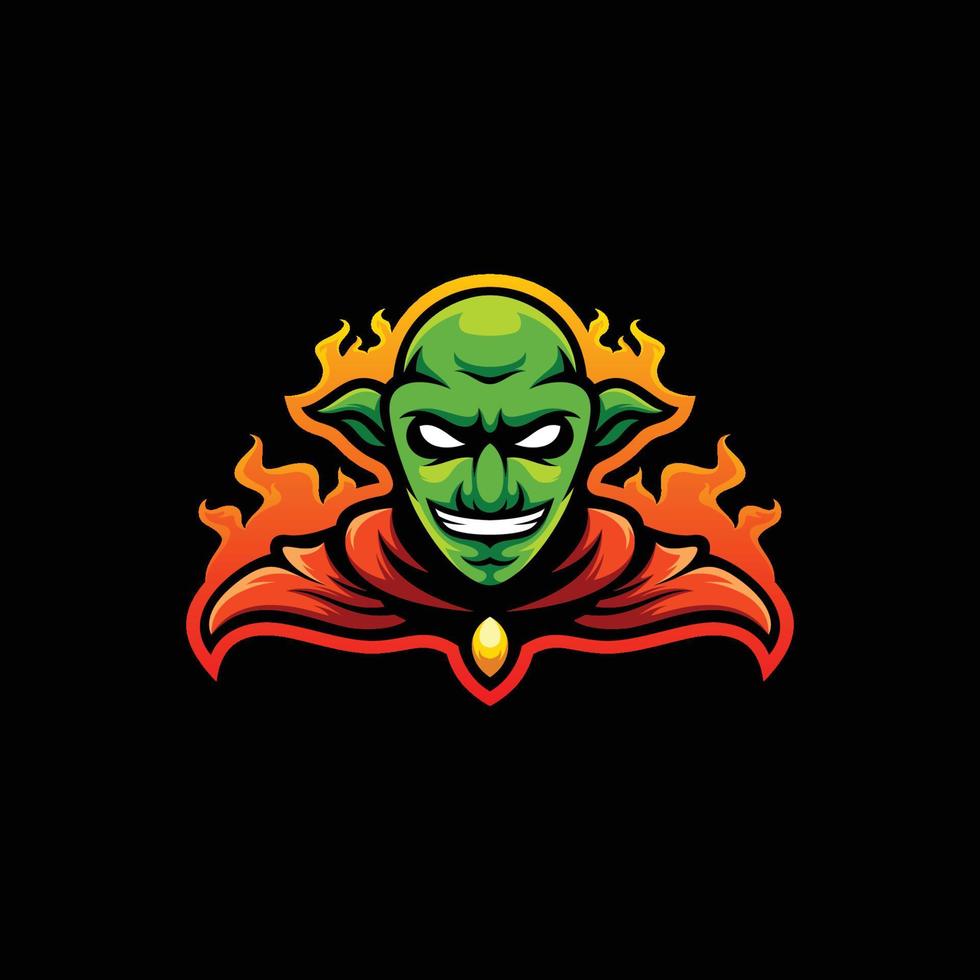 Goblin Mascot Design vector