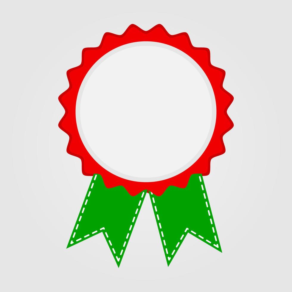 Badge medal award icon. Vector illustration.
