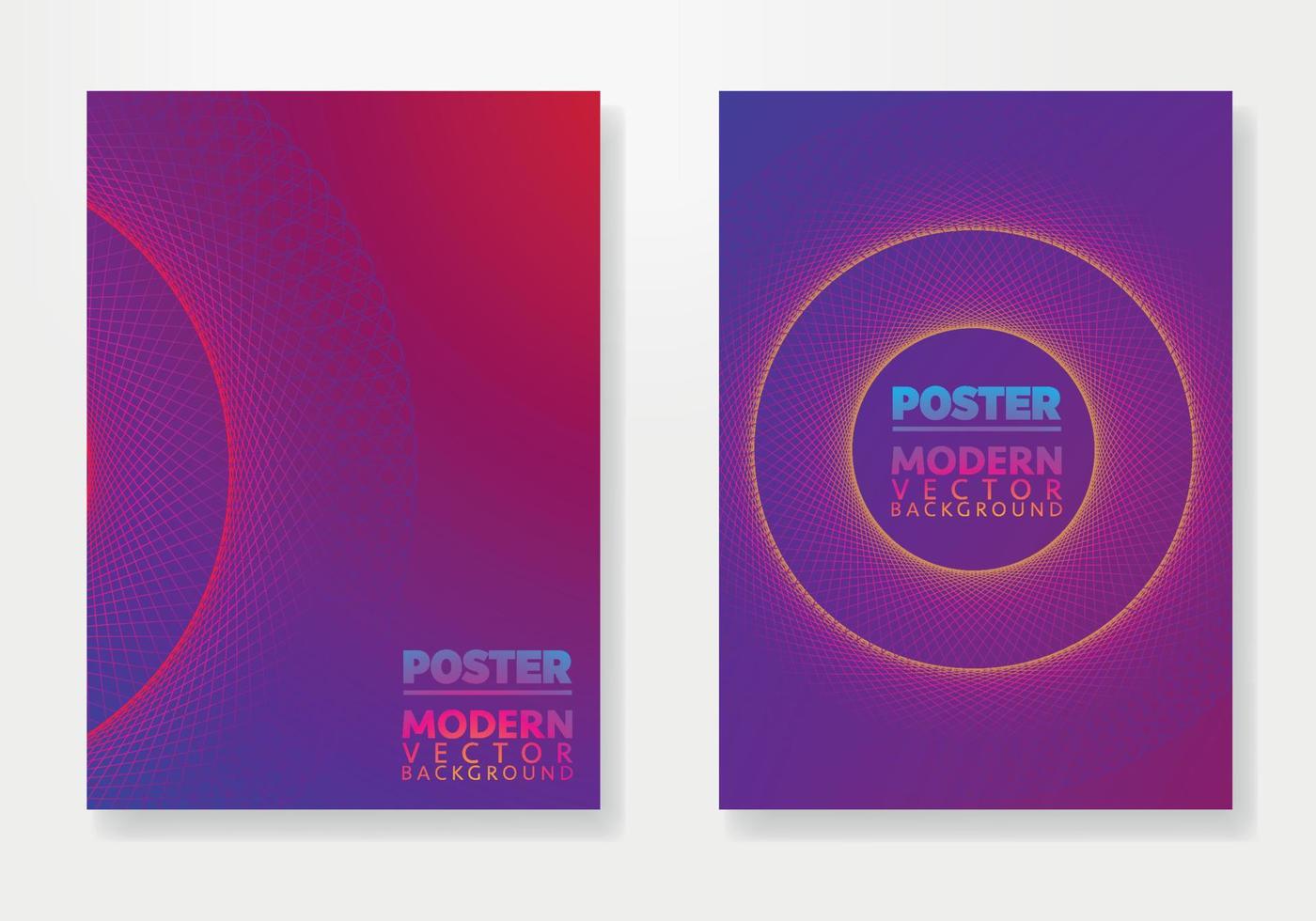 Abstract Poster Template. Brochure and letterhead template design for business. Company identity brochure template collection. Business presentation vector vertical orientation front page mock up set.
