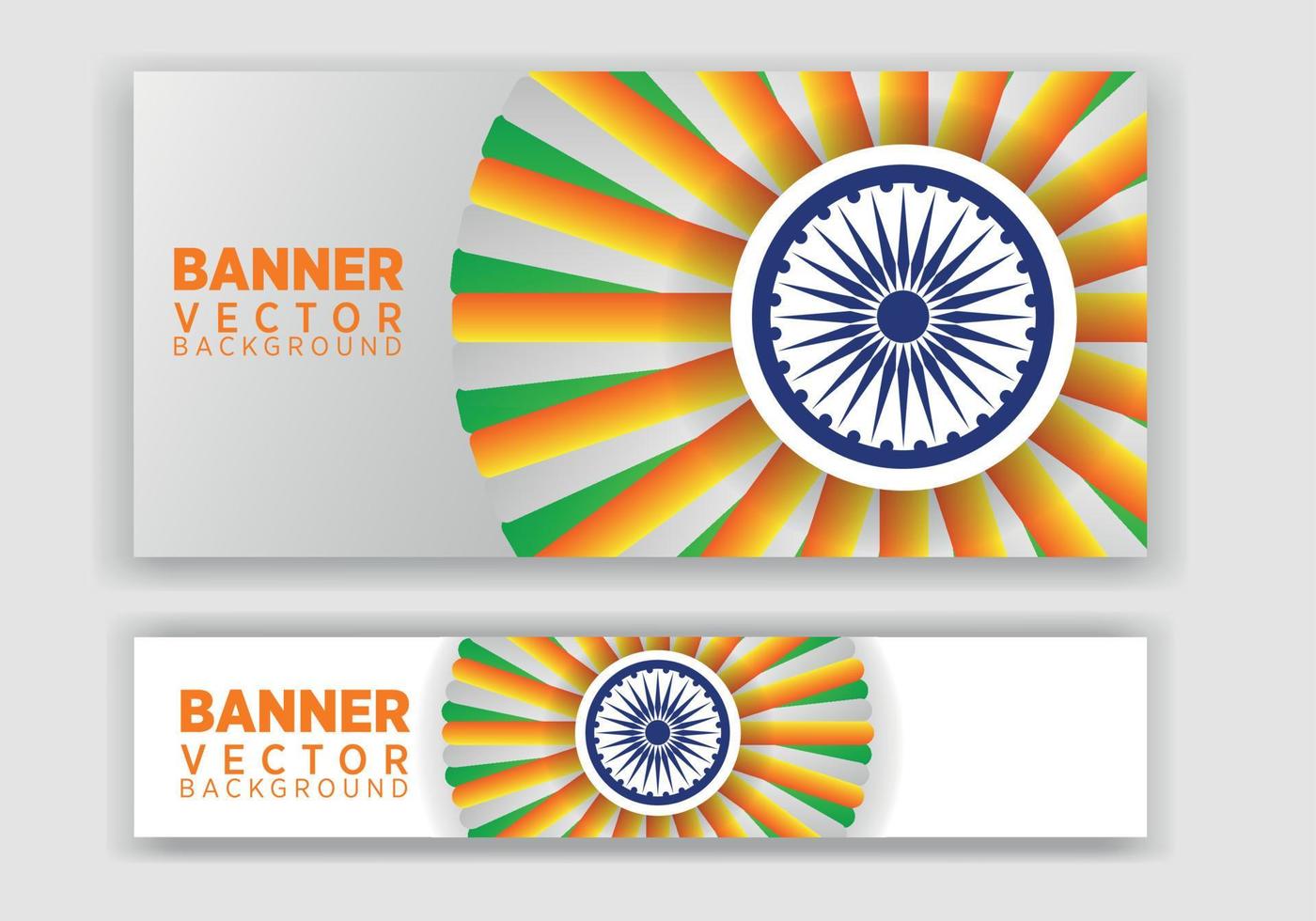 26 th January Indian Republic Day banner template design with Indian flag vector