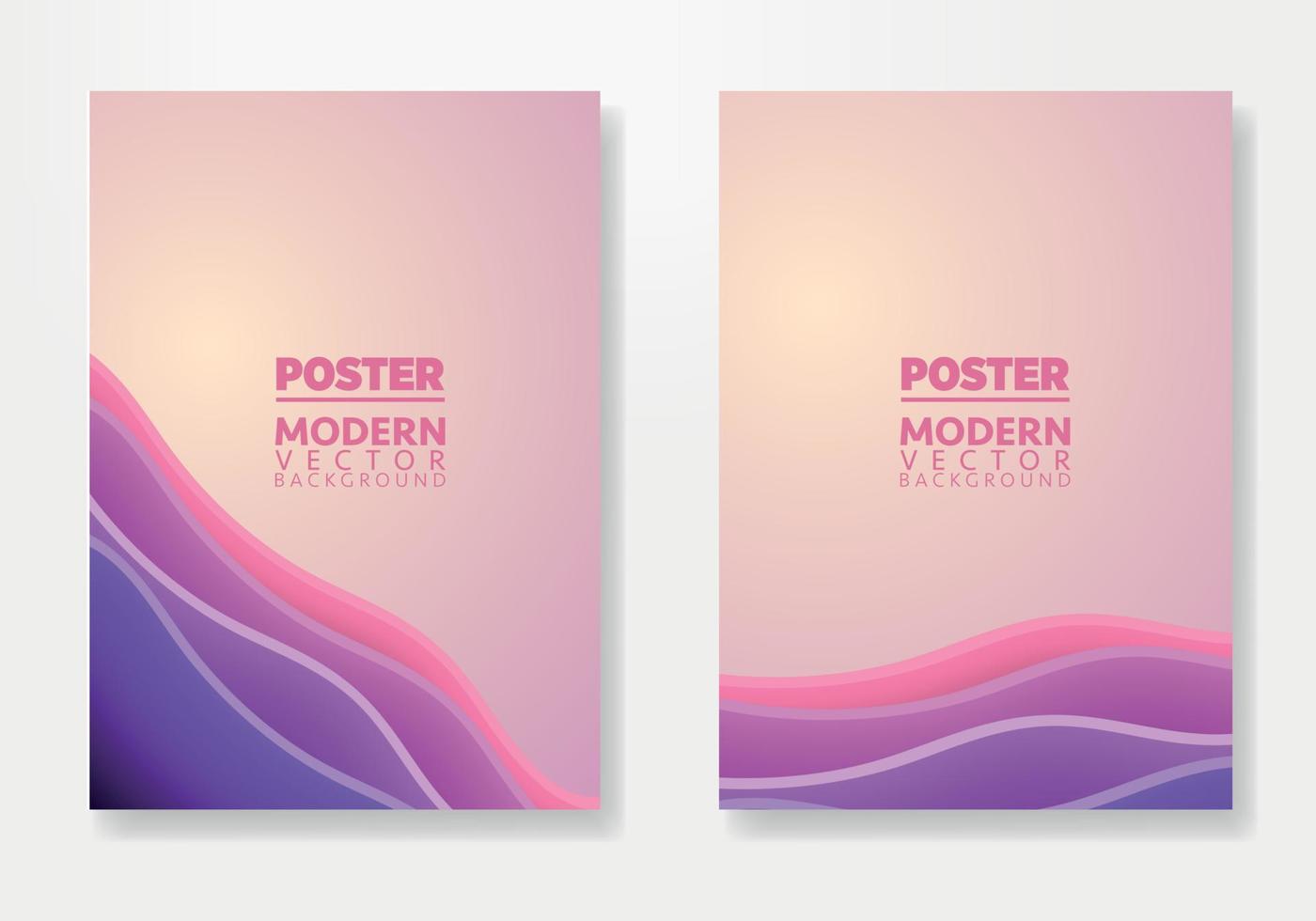 Set of cards with blend liqud colors. Futuristic abstract design. Usable for banners, covers, layout and posters. Vector. vector