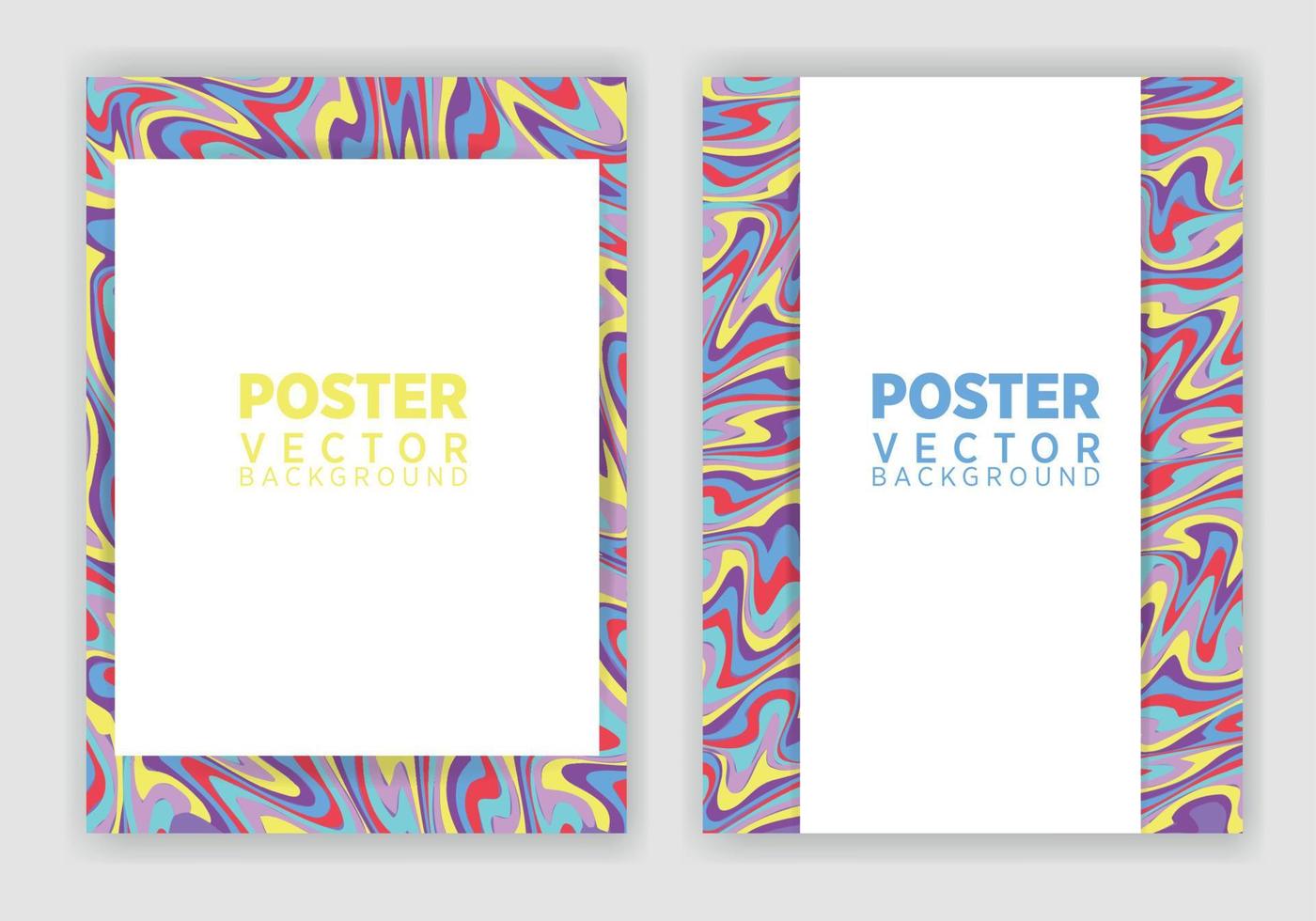 cartel de diseño gráfico abstracto vectorial. plantilla de póster vertical vectorial, diseño abstracto. vector